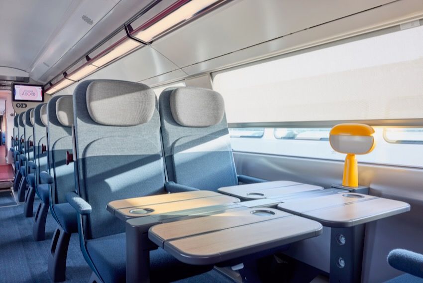 TGV Inoui new train 2nd class